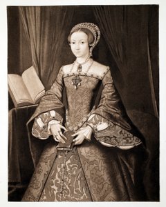 エリザベス王女、後にエリザベス女王1世、1547年頃、パブ。 1902（コロタイプ）